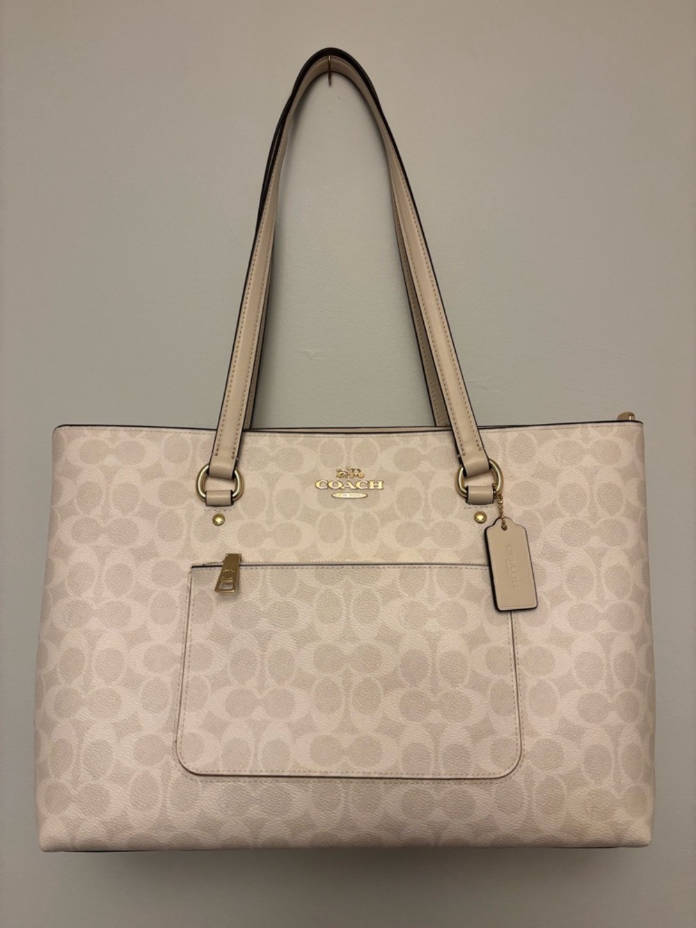 Coach Station Tote Bag In Signature Canvas